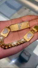 Load image into Gallery viewer, Cuban bracelet sweet charms natural diamonds