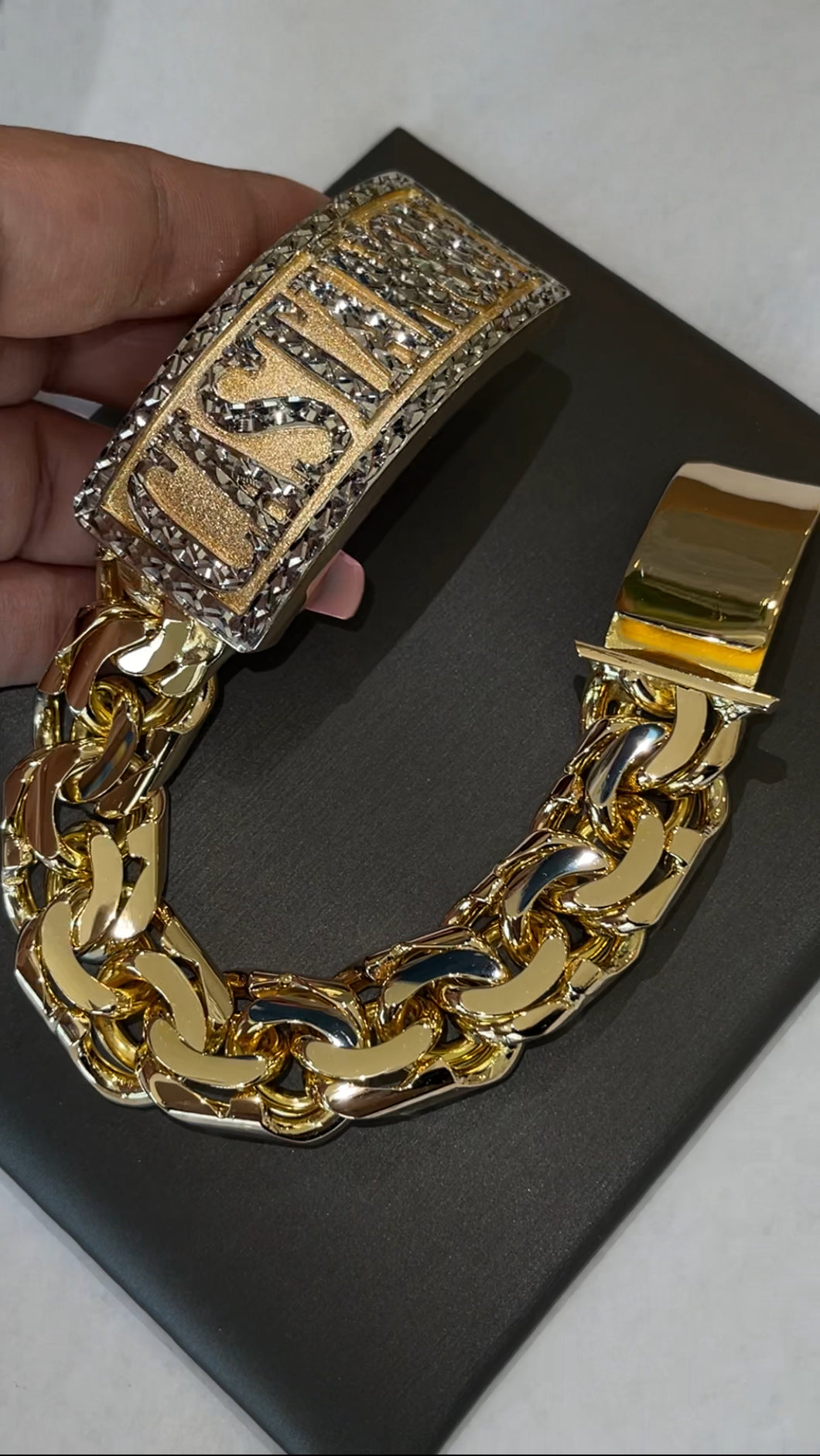 Esclava estilo clasica de tejido chino close 95-100% close links