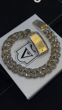 Load image into Gallery viewer, Cuban link bracelet  diamodnd cut plated 1.00