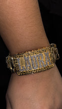 Load image into Gallery viewer, Chino Link Bracelet with Greeks Plates