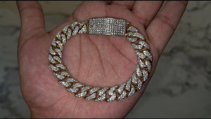 Cuban with diamonds