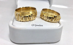 Anillos de Matrimonio con Nombre