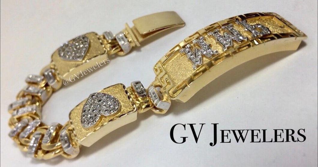 Esclava personalizada con diamantes